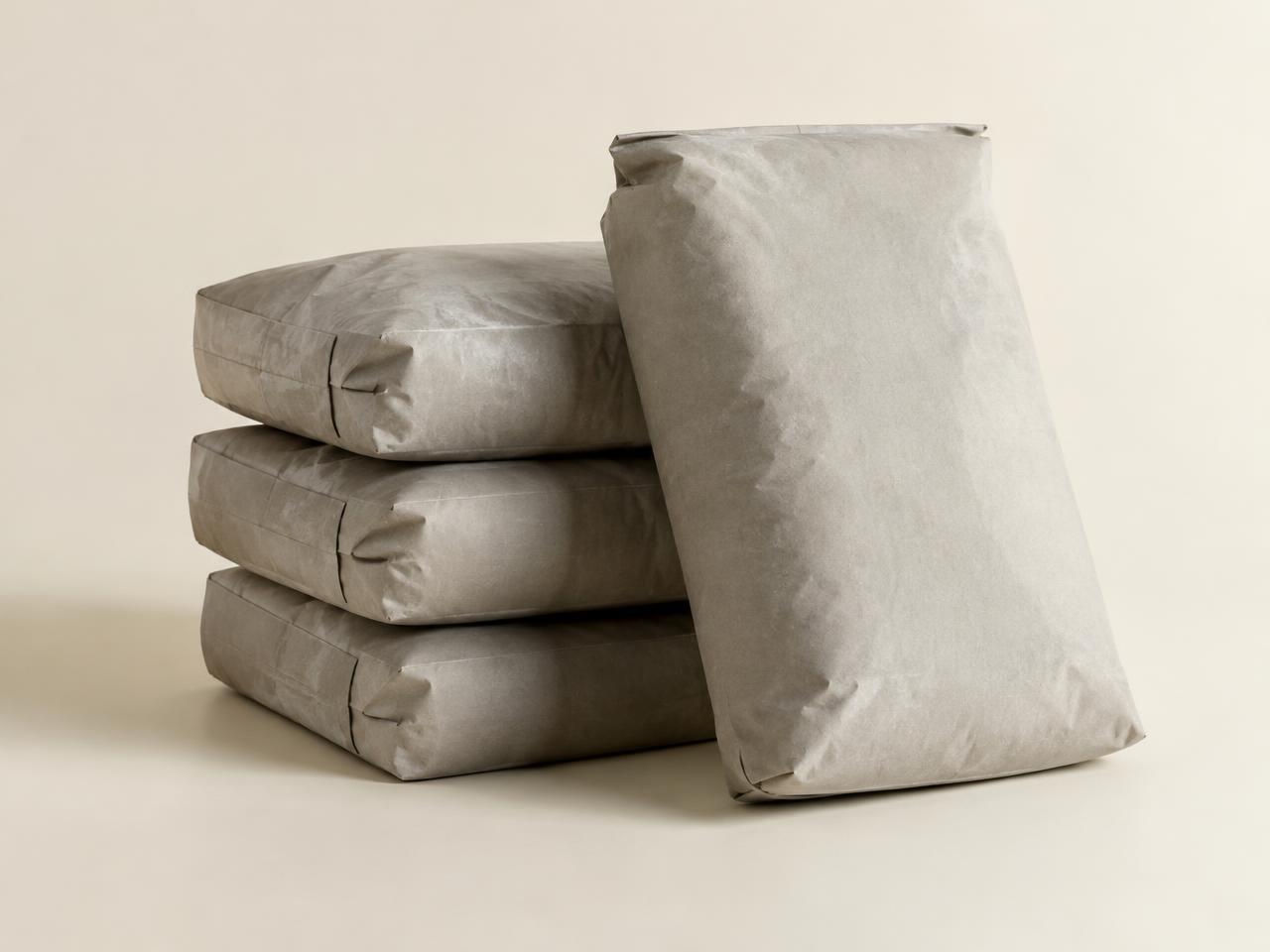 Representative cement bags